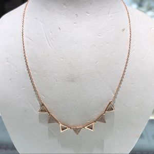 Rose Gold Diamond Necklace